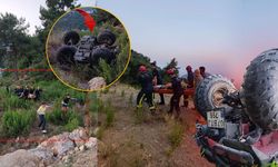 Antalya'da ATV uçuruma yuvarlandı: Yaralı sürücü itfaiye ekiplerince kurtarıldı