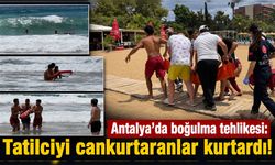 Antalya'da denizde can pazarı: Boğulma tehlikesi geçiren tatilci son anda kurtarıldı!