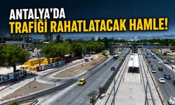 Antalya'da trafiği rahatlatacak hamle! Şerit artırımı tamamlandı
