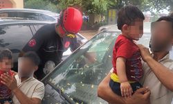 Antalya'da otomobilde kilitli kalan küçük çocuk kurtarıldı!