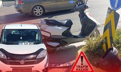 Antalya'da kavşakta korkutan çarpışma: 1 kişi yaralandı