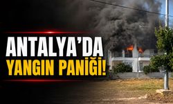 Antalya'da apartmanda yangın paniği: Alevler üst katlara sıçradı!