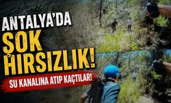 Antalya'da çalıntı motosikleti su kanalına atıp kaçtılar: 3 şüpheli yakalandı