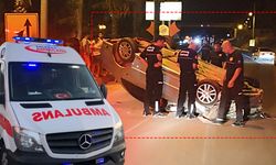 Antalya'da otomobil takla attı: Sürücü hastaneye kaldırıldı