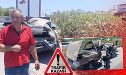 Antalya'da korkunç kaza: Sürücü camdan atlayarak kurtuldu!