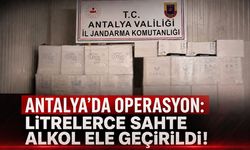 Antalya'da kaçak alkol operasyonu: Depoda litrelerce sahte alkol ele geçirildi