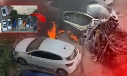 Antalya'da park ettiği motosiklet alev topuna döndü! O anlar kamerada