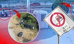 Antalya'da tabelaya çarpan motosiklet sürücüsü ölümden döndü!