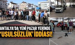 Antalya'da pazarcı esnafından tezgah protestosu! "Ekmeğimizi elimizden almaya çalışıyorlar"