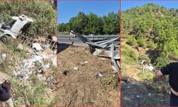 Antalya'da kamyon şarampole devrildi: 1 kişi hayatını kaybetti!