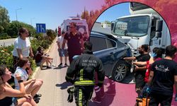 Antalya'da zincirleme trafik kazası! İki kişi hafif yaralandı
