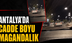 Antalya'da Konyaaltı Sahili'nde magandalık kamerada!