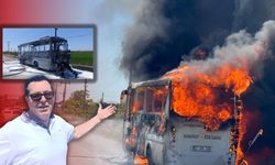 Antalya'da yolcu midibüsü alev topuna döndü!