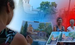 Rus asıllı ressamlar Antalya'nın tarihini tuvale taşıyorlar!
