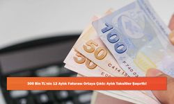300 Bin TL'nin 12 Aylık Faturası Ortaya Çıktı: Aylık Taksitler Şaşırttı!