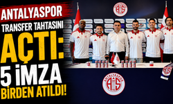 Transfer tahtasını açan Antalyaspor'da 5 imza birden!