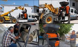 Antalya'da üreticiye yem ezme makinesi desteği!