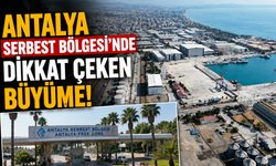 Antalya Serbest Bölgesi'nde dikkat çeken büyüme!