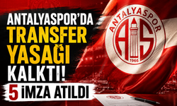 Antalyaspor’da transfer yasağı kalktı!