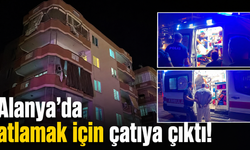 Alanya’da atlamak için çatıya çıktı!