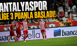 Antalyaspor lige 3 puanla başladı!