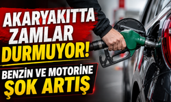 Akaryakıtta zamlar durmuyor! Benzin ve motorine şok artış