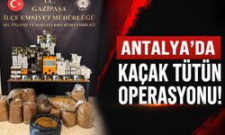 Antalya’da kaçak tütün operasyonu: Kilolarca ele geçirildi