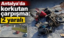 Antalya'da hafif ticari araç ile elektrikli bisiklet çarpıştı: 2 yaralı