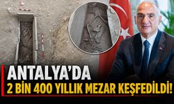 Antalya'da 2 bin 400 yıllık mezar keşfi: Güreşçiye ait olduğu değerlendiriliyor