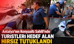 Antalya'nın Konyaaltı Sahili'nde turistleri hedef alan hırsız tutuklandı