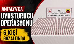 Antalya'da uyuşturucu operasyonu: 6 kişi gözaltında