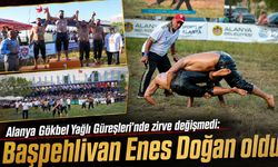 Alanya Gökbel Yağlı Güreşleri'nde zirve değişmedi: Başpehlivan Enes Doğan oldu