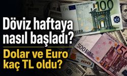 Döviz haftaya nasıl başladı? Dolar kaç TL oldu, Euro ne kadar?