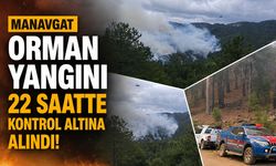 Manavgat orman yangını kontrol altına alındı: Yaklaşık 70 hektarlık alan zarar gördü