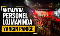 Antalya'da personel lojmanında yangın paniği!