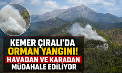 Kemer Çıralı'da orman yangını! Havadan ve karadan müdahale ediliyor