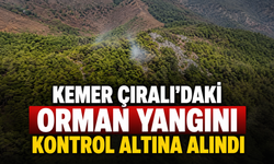 Kemer Çıralı'daki orman yangını kontrol altına alındı