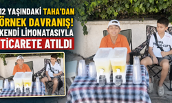 12 yaşındaki Taha'dan örnek davranış! Kendi limonatasıyla ticarete atıldı