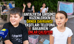 Antalya'da girişimci kuzenlerden örnek davranış! Yaşıtları telefona bakarken onlar çalışıyor