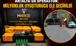 Antalya'da operasyon: Milyonluk uyuşturucu ele geçirildi