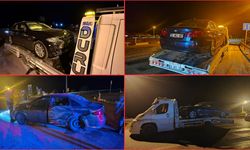 Isparta'da kavşakta meydana gelen kazada 4 kişi yaralandı!
