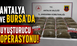 Antalya ve Bursa’da uyuşturucu operasyonu!