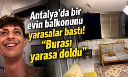 Antalya'da bir evin balkonunu yarasalar bastı! "Burası yarasa doldu"