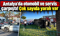 Antalya'da feci kaza! Çok sayıda yaralı var