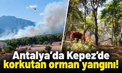 Antalya’da Kepez'de korkutan orman yangını!