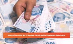 Genç Çiftlere 250 Bin TL Destek: Faizsiz Evlilik Kredisinde Gelir Sınırı!