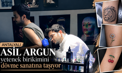 Antalyalı Asil Argun yetenek birikimini dövme sanatına taşıyor