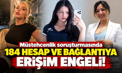 Müstehcenlik soruşturmasında 184 hesap ve bağlantıya erişim engeli!