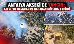Antalya Akseki’de yangın: Alevlere havadan ve karadan müdahale edildi