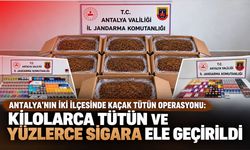 Antalya’nın iki ilçesinde kaçak tütün operasyonu: Kilolarca tütün ve yüzlerce sigara ele geçirildi
